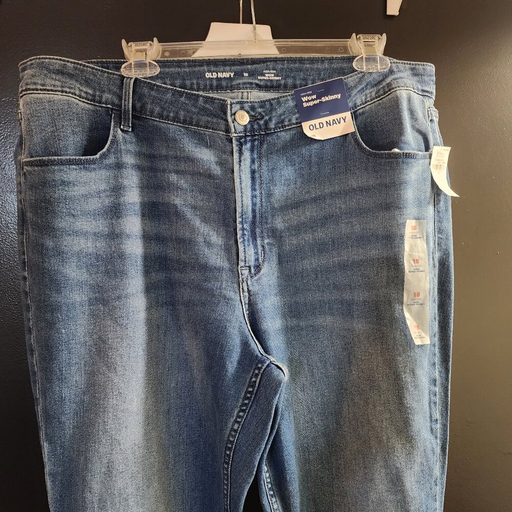 Old navy blue jeans, 18